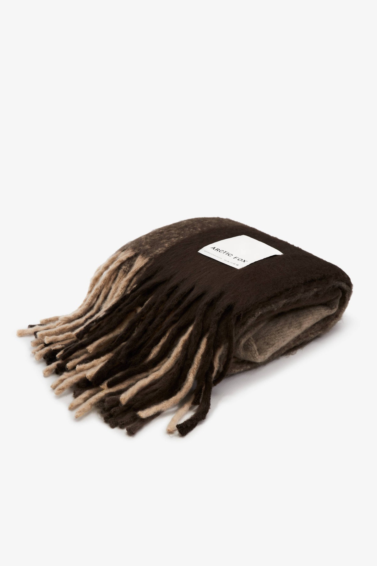 Reykjavik Recycled Throw | Dark Earth Brown