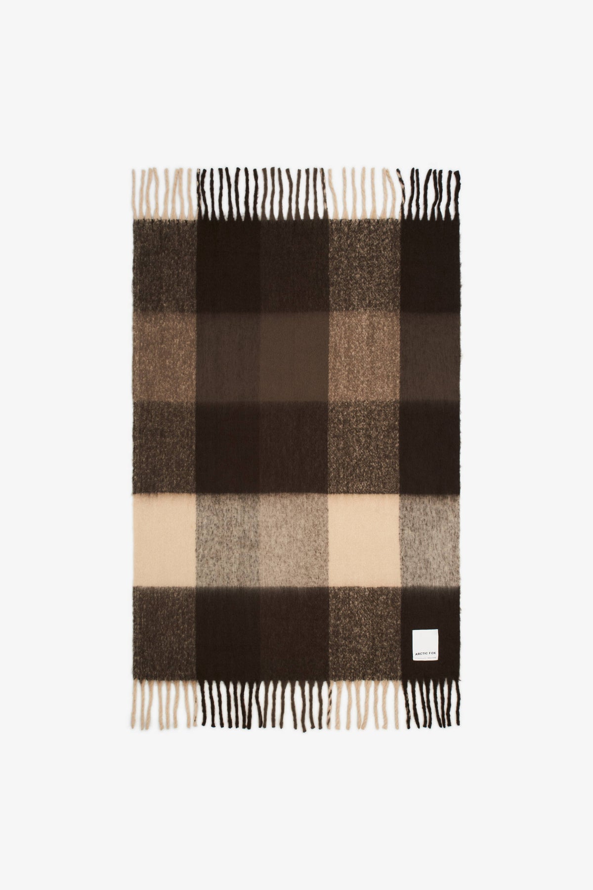 Reykjavik Recycled Throw | Dark Earth Brown