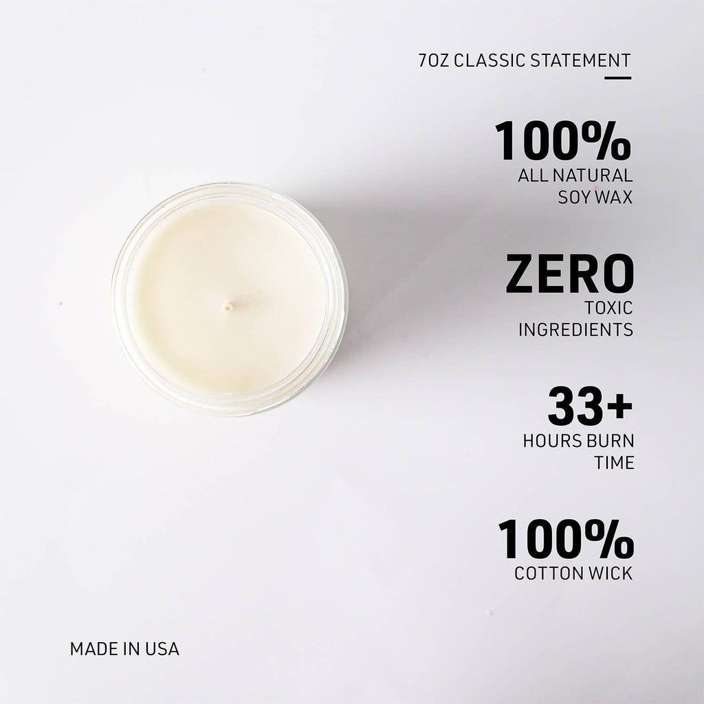 Sweet Tobacco Leaves | 7 oz Classic Statement Candle