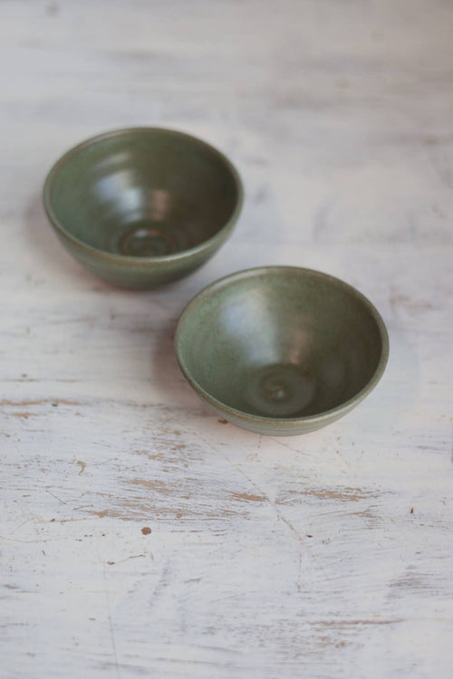 Artist Choice Little Bowl | Handmade Ceramic: Green