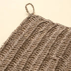 Crocheted Hemp Dish Cloth, Natural