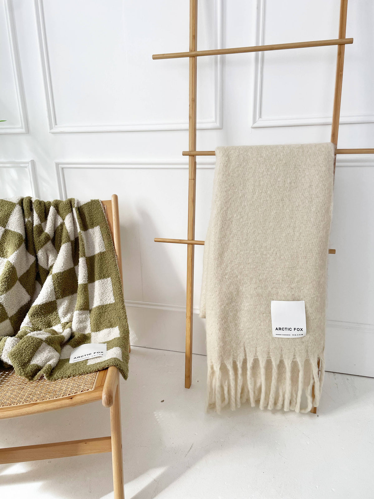 Reykjavik Recycled Throw | Pebble Beige