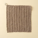 Crocheted Hemp Dish Cloth, Natural