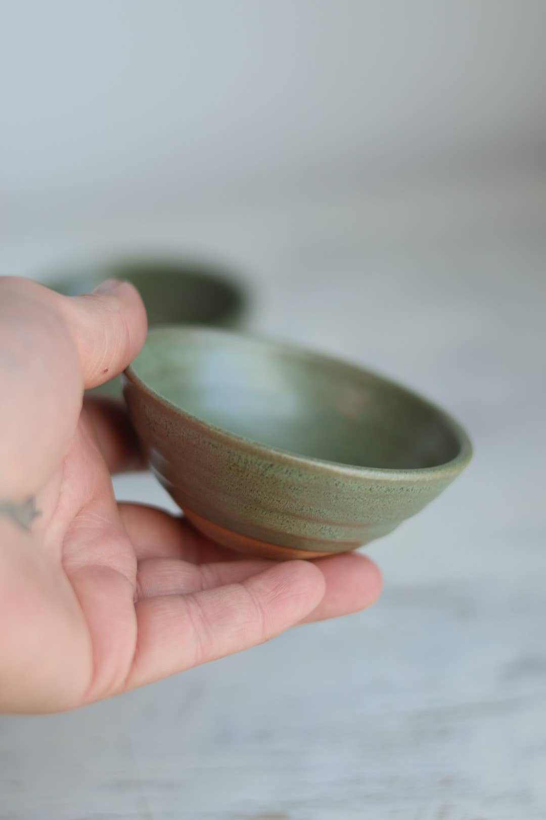 Artist Choice Little Bowl | Handmade Ceramic: Green