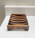 Stained Wood Soap Dish
