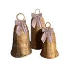 Rattan Bells Set (3pcs)