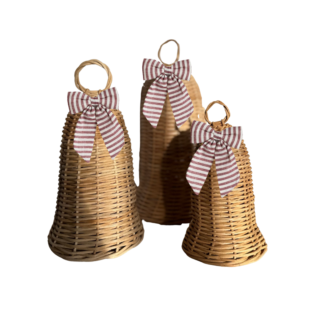 Rattan Bells Set (3pcs)