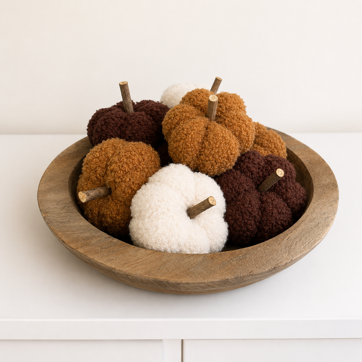 Fall Teddy Plush Pumpkin