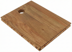 Small Rectangular Beaded Wood Serving Board