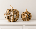 Large Woven Hyacinth Pumpkin