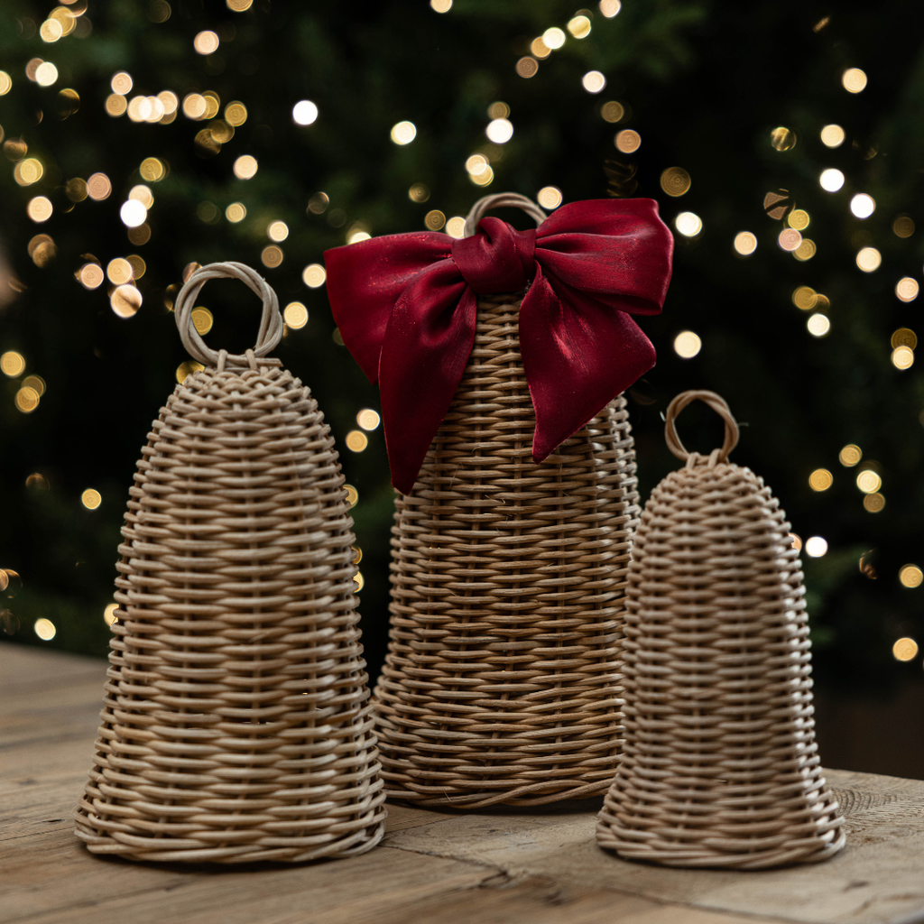 Rattan Bells Set (3pcs)