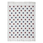 Americana Stars Woven Throw Blanket 50x60