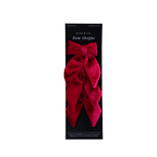Deep Red Velvet Mini Fabric Bows with Clips Set