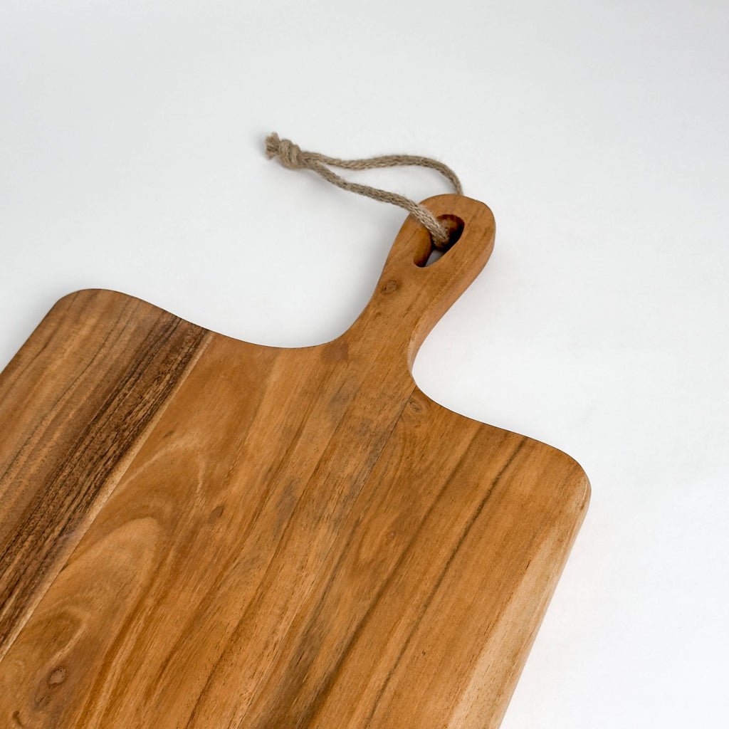 Acacia Wood Board with Handle
