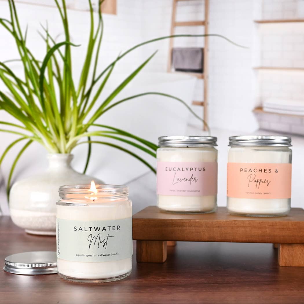 Peaches & Poppies | 7 oz Classic Statement Candle