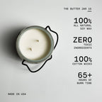 16 oz Butter Jar Candle: Cinnamon Fireside