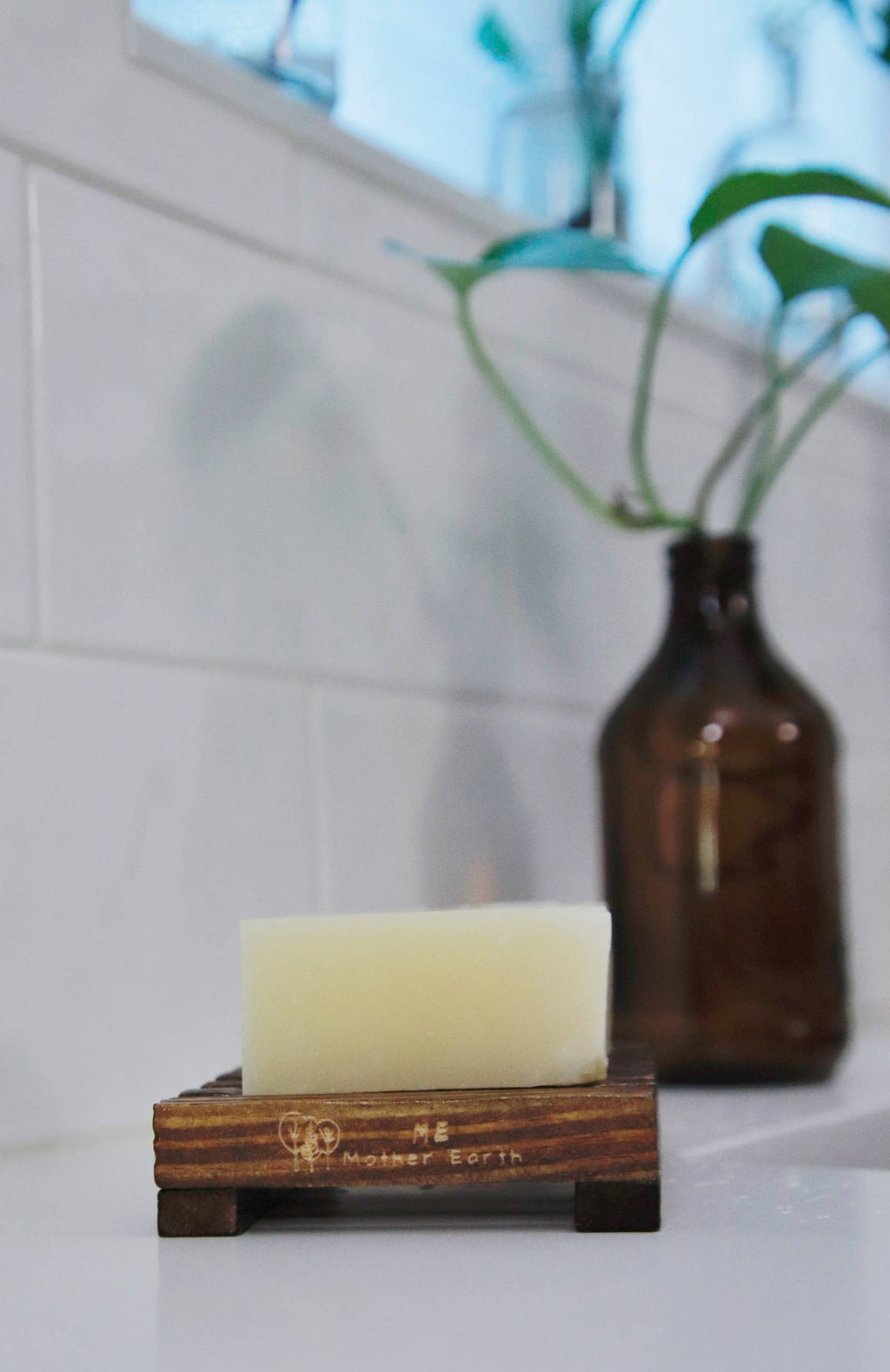 Stained Wood Soap Dish