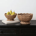 Scalloped Seagrass Bowl: Small